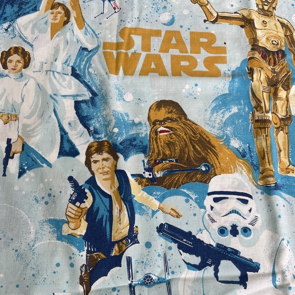 Vintage Star Wars twin flat sheet - Picture 2 of 3